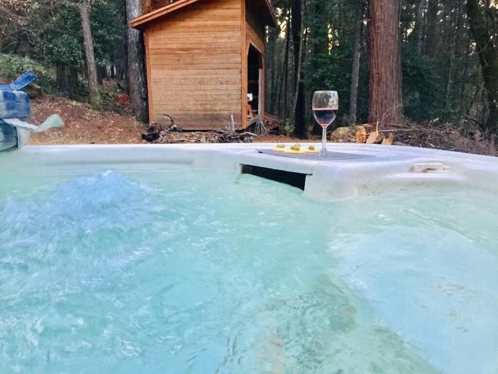 A Lovely Cabin House At Way Woods Retreat With Outdoor Hot Tub! - By Sacred Hub Mgmt Foresthill Zewnętrze zdjęcie